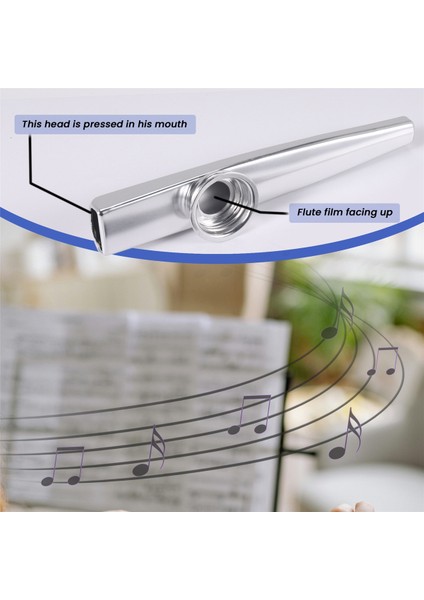 Yeni Gümüş Kazoo Alüminyum Alaşımı (Yurt Dışından) indirimleri