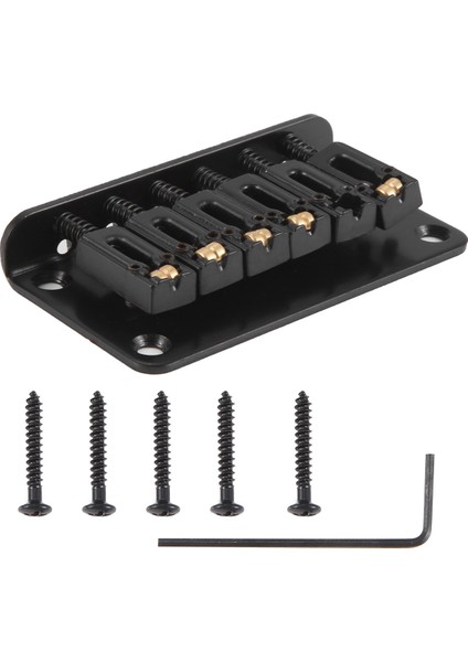 Hardtail Gitar Köprüsü Gövdesi 6 Telli Elektrik Parçaları Siyah (Yurt Dışından) fiyatları