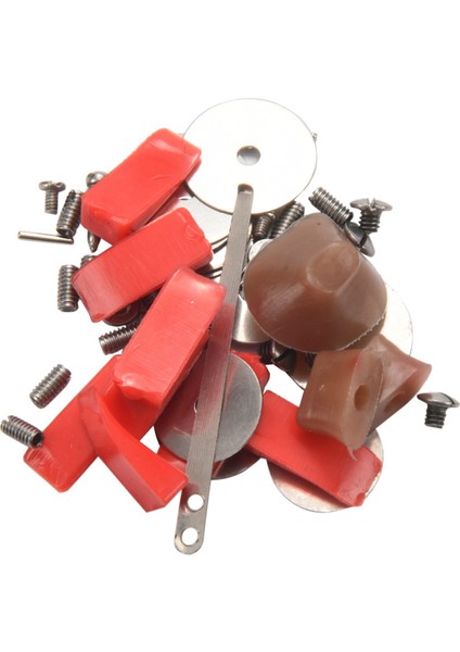 80PCS/SET Flüt Onarım Parçaları Aracı Bakım Kiti Vidaları + 16 Pcs Açık Delik Ses Pedleri Ahşap Rüzgar Dıy Aksesuarları (Yurt Dışından) indirimleri