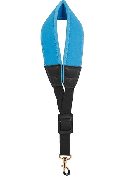 Saksafon Askısı Ayarlanabilir Tek Omuz Boyun Kayışı, Emek Tasarrufu Sağlayan Omuz Askısı, Mavi Çalıyor (Yurt Dışından)