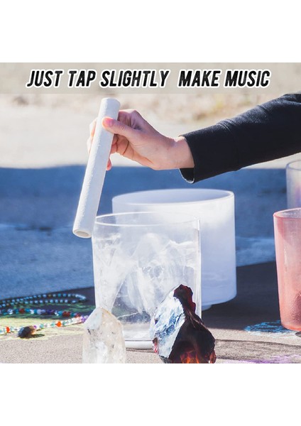 Şarkı Çek Mallet Hollow Sound Bowl Mallet Kalın Kristal Kase Çubuğu Ses Meditasyonu Şarkı Söylemesi Için Değnek (Yurt Dışından) indirimleri