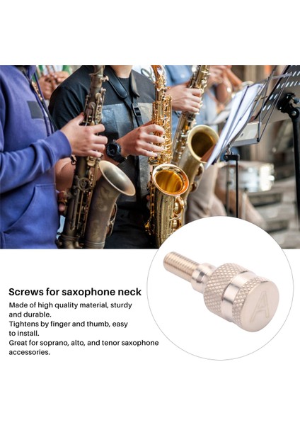 Saksafon Boyun Sıkma Vidaları Bakır Sıkma Vidası Saksafon Saksafon Aksesuarları Sıkma Vidaları Tenor 4mm (Yurt Dışından) indirimleri