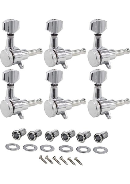 Gitar Kilitleme Tuner String Tuning Pegs Makineler Fender Stratocaster Telecaster Gitar Parçaları Için Ayarla, Sağ (Yurt Dışından)