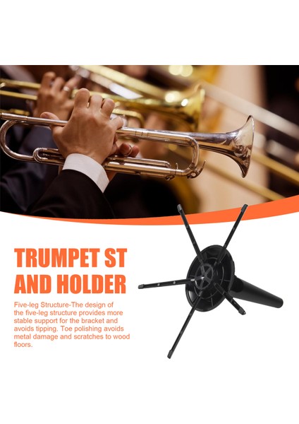 Trompetler Için 5 Bacaklı Yeni Trompet Standı Taşınabilir Trompet Tutucu Katlanabilir Metal (Yurt Dışından) fırsatları