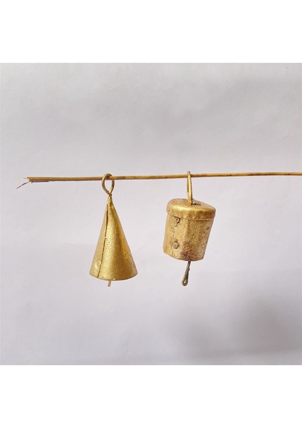 10 Adet Vintage Asma Çanlar Noel Dekorasyonları Ev Dekoru Için Çan, Inek Çanları Ip Stili ile Dekorasyon (Yurt Dışından) fiyatları