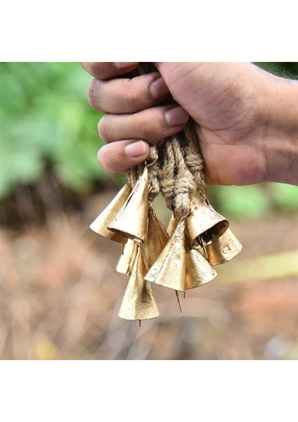 10 Adet Vintage Asma Çanlar Noel Dekorasyonları Ev Dekoru Için Çan, Inek Çanları Ip Stili ile Dekorasyon (Yurt Dışından) indirimleri