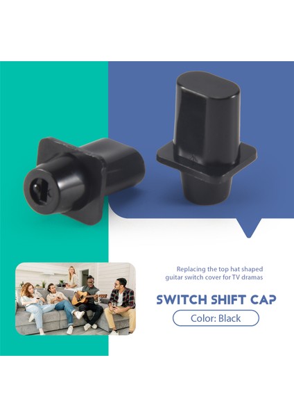 Telecaster Için Tele Anahtar Kapağı Ipucu Top Hat Anahtar Ucu Siyah Tele Gitar Parçaları Paketi 5 (Yurt Dışından) indirimleri