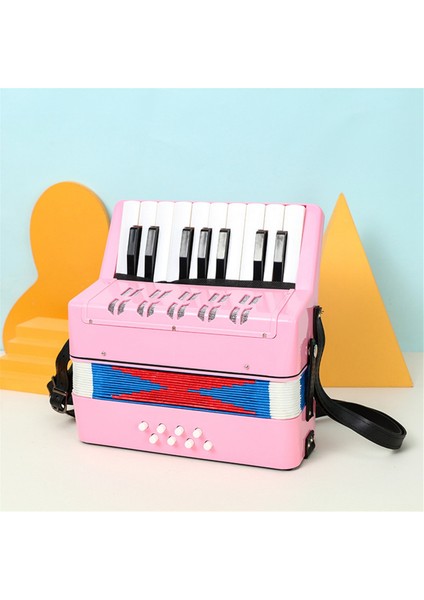 Pembe 17 Anahtar 8 Bas Akordeon Çocuk Eğitim Müzik Aleti Öğrenciler Yeni Başlayanlar (Yurt Dışından) fiyatları