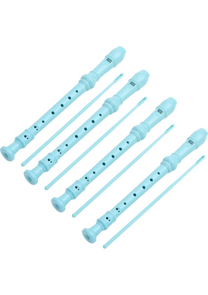 Sky Mavisi Kayıt Kayıt Kayıt Noktası 8 Delikli 8 Delikli Çocukların Yeni Başlayanlar Için Giriş Seviyesi Flüt Enstrümanı (Yurt Dışından)