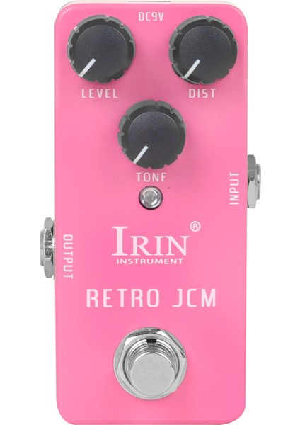 Irin Efekt Elektro Gitar Etkisi Pedalı Gerçek Baypas Pedalı Metal Muhafaza Gitar Aksesuarları (Retro Jcm) (Yurt Dışından) fırsatları