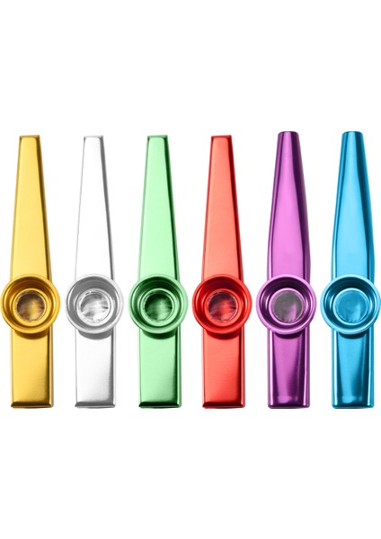 6 Renk Metal Kazoo Müzik Aletleri Seti Bir Gitar Için Iyi Arkadaş Ukulele Ukulele Çocuklar Için Harika Hediye Müzik Severler (Yurt Dışından)