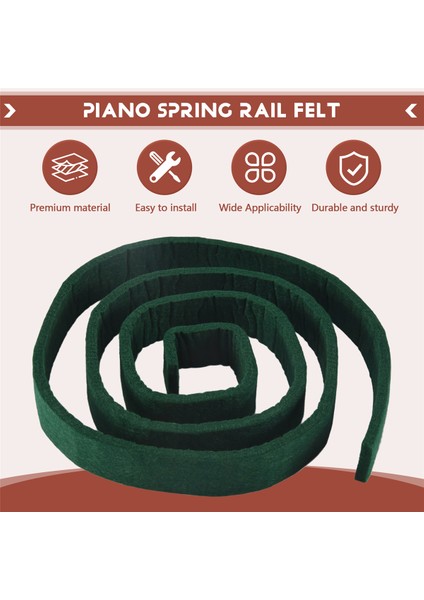 Yeşil Piyano Bahar Rayı Piyano Onarım Yedek Parçaları Piyano Bahar Rayı Hisset (Yurt Dışından) fırsatları