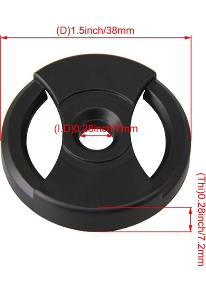 6pcs Siyah 7 Inç 45 Rpm Abs Vinil Kayıt Merkez Delikli Adaptör Pikaplar Için Kayıt (Yurt Dışından) fırsatları