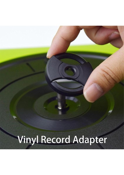 6pcs Siyah 7 Inç 45 Rpm Abs Vinil Kayıt Merkez Delikli Adaptör Pikaplar Için Kayıt (Yurt Dışından) indirimleri