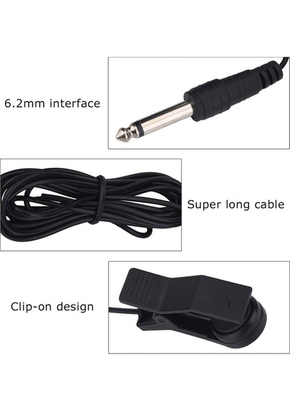 Cv-11 Taşınabilir Evrensel Keman Pikap, Klipsli Saksafon Toplama Enstrümanlar Için Kontakt Mikrofon (Yurt Dışından) fiyatları