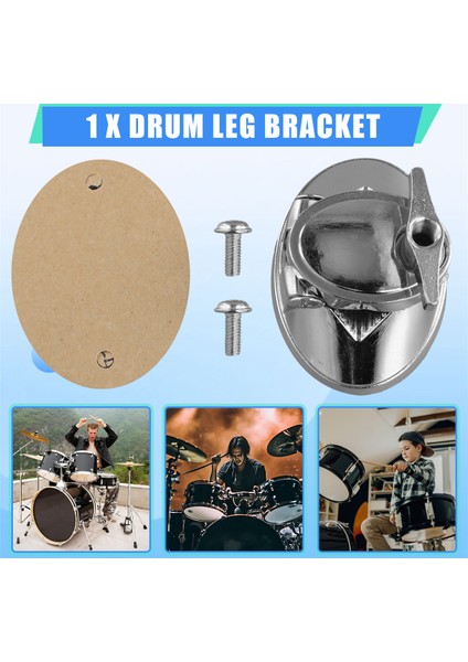 Bas Drum Montaj Braketi Krom Zemin Drum Bacak Braketi Perküsyon Enstrüman Aksesuarları (Yurt Dışından) fırsatları