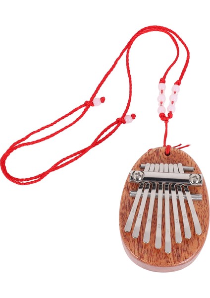8 Anahtar Mini Kalimba Zarif Parmak Piyano Marimba Müzikal Iyi Aksesuar Kolye Hediyesi (Yurt Dışından)