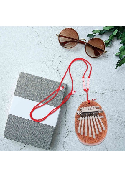 8 Anahtar Mini Kalimba Zarif Parmak Piyano Marimba Müzikal Iyi Aksesuar Kolye Hediyesi (Yurt Dışından) modelleri