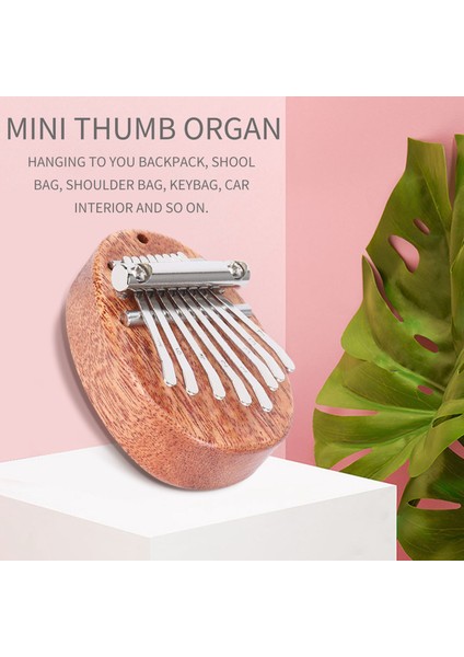 8 Anahtar Mini Kalimba Zarif Parmak Piyano Marimba Müzikal Iyi Aksesuar Kolye Hediyesi (Yurt Dışından) fırsatları