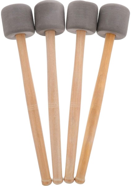 4pcs Bas Drum Mallets Sopa Malletler Köpük Kafa Draması Malletleri Yürüyen Band Perküsyonu Için (Yurt Dışından)