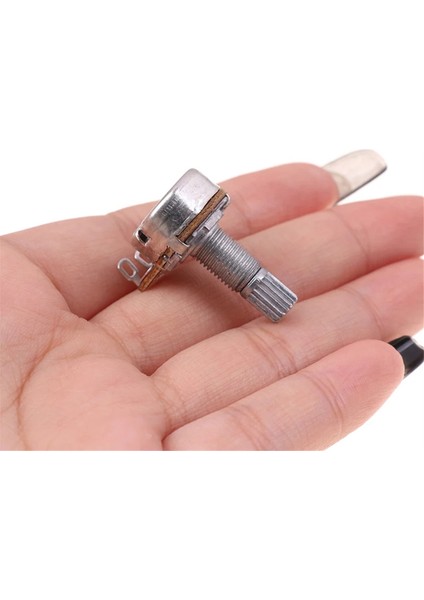 A500K Potansiyometre Spline Küçük Pot Elektro Gitar Bas Efekt Amp Tonu Hacmi 18MM (Yurt Dışından) fiyatları