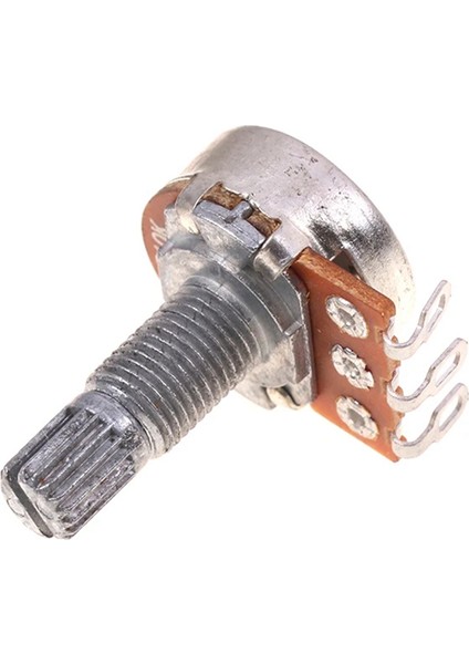 A500K Potansiyometre Spline Küçük Pot Elektro Gitar Bas Efekt Amp Tonu Hacmi 18MM (Yurt Dışından) fırsatları