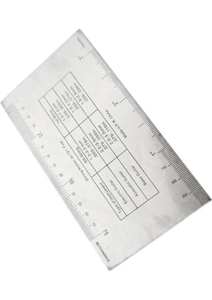 Briend String Action Gauge Cetvel, Gitar Kurulum Araç Kiti Elektrik Bas ve Akustik Gitar Aksesuarları (Yurt Dışından) fiyatları
