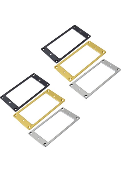Çift Pikap Çerçevesi Elektro Gitar Pickguard Metal Parçaları, Elektro Gitar Için Uygun Vidalı Aksesuarlar Içerir (Yurt Dışından)
