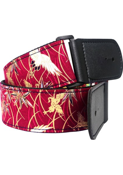 Evrensel Kişiselleştirilmiş Gitar Kayışları - Elektro Gitar Kayışları, Halk Gitar Kayışları, Kırmızı (Yurt Dışından) fırsatları