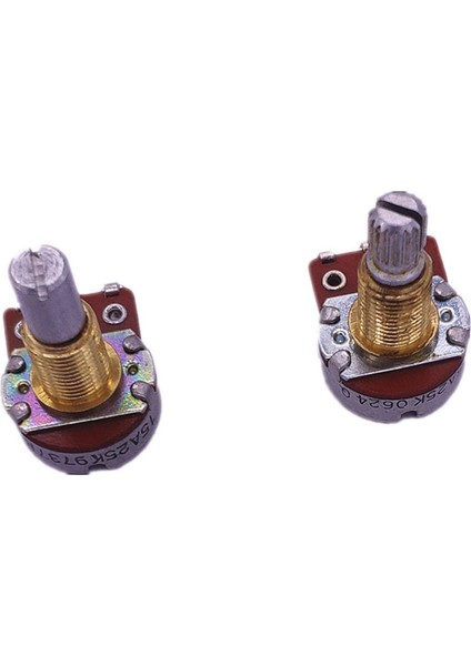 2pcs Gitar Potansiyometre Yumuşak Küçük Pot Elektro Gitar Bas Efekti Amp Tonu Hacmi 18MM Mil Parçaları (Yurt Dışından)