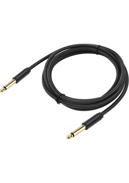 6.35MM Gitar Kablosu Mono Port 1/4 Ts Bağlantı Hattı Erkek - Erkek Konektör Enstrüman Kablosu Kablosu (Yurt Dışından)
