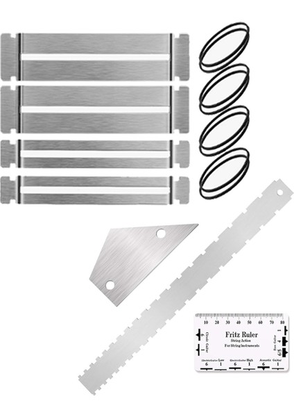 Gitar Klavye Koruma Paslanmaz Çelik Bas Gitar Klavye Koruma Luthier Araçları Klavye Koruyucu (Yurt Dışından)