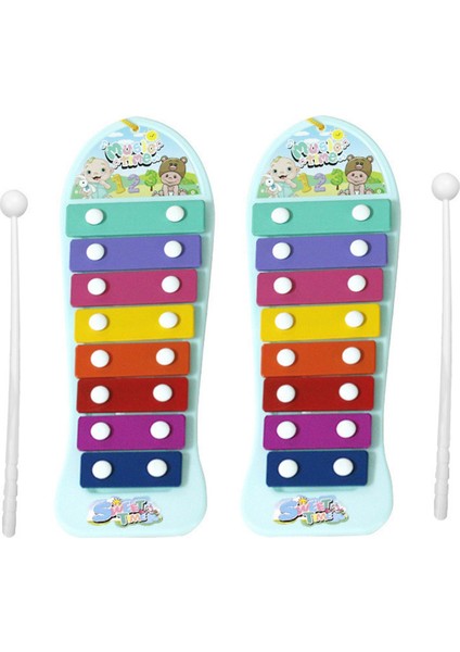 Tekerlekler ve Çekilebilir Müzik Piyano Perküsyon Enstrümanı ile Çocukların Octet El Perküsyon Enstrümanı (Yurt Dışından)