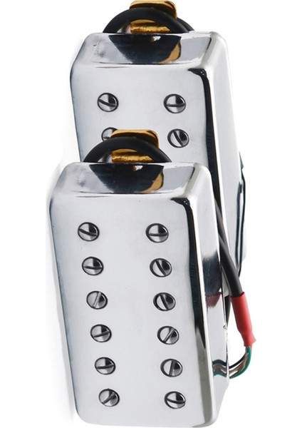 2pcs Gitar Çift Tel Çerçeve Pikap Lp Elektro Gitar Boyun 50MM Köprü 52MM Için Yedek Parçalar (Yurt Dışından) fiyatları