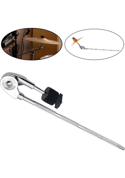 Davul Uzatma Kelepçesi Zil, Çıkarılabilir, Drum Aksesuarları, Davul Perküsyon Enstrümanı Için Zil Kelepçe Tutucu Drum Rod (Yurt Dışından) fırsatları