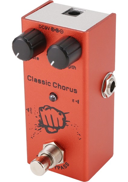 Mini Elektro Gitar Etkisi Pedal Elektro Gitar Pedalı Vintage Klasik Korosu Elektro Gitar Için (Yurt Dışından)