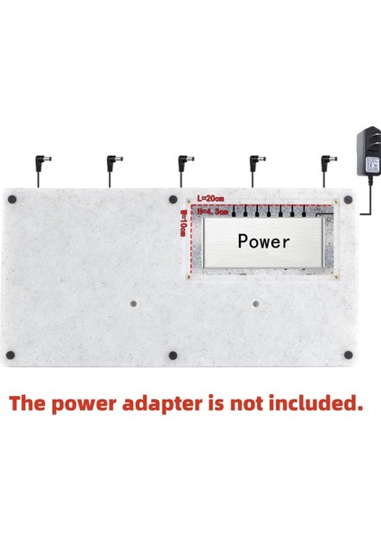 Elektro Gitar Etkisi Pedal Tahtası Gitar Efektleri Pedal Kurulu Pedal Müzik Enstrümanı Aksesuarları (Yurt Dışından) fırsatları