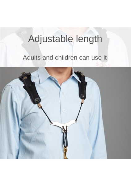 Saksafon Omuz Boyun Kayışı Ayarlanabilir Saksafon Çift Omuz Askısı Kablo Demeti Saksafon Müzik Aletleri Aksesuarları (Yurt Dışından)