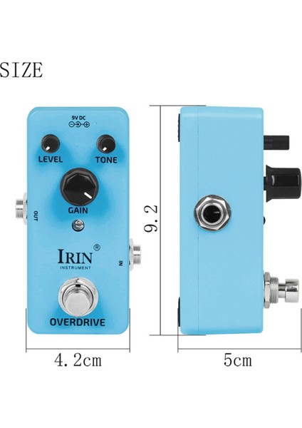 Irin Electric Guitar Tek Efektler Pedalı Overdrive Dijital Analog Gürültü Redüktör Güç Kaynağı (Yurt Dışından) fiyatları