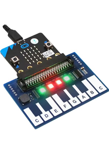 Mikro-Bit Genişletme Kurulu Mini Piyano Müzik Genişletme Kurulu Serin Renkli Işıklar/buzzer/tuş Takımı I2C Arayüz (Yurt Dışından) modelleri