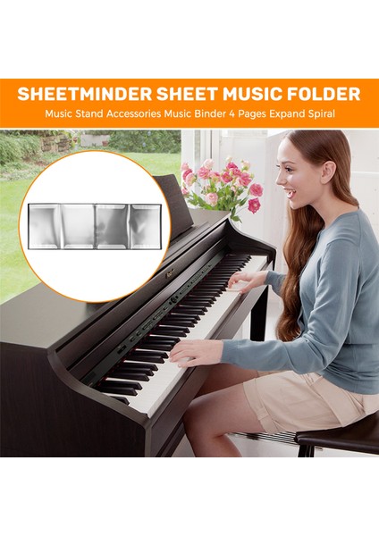 Ptnoka Notalar Klasörleri Müzik Standı Aksesuarlar Müzik Bağlayıcı 4 Sayfa Spiral Bağlı 40 Cepleri Genişlet (Yurt Dışından) fırsatları