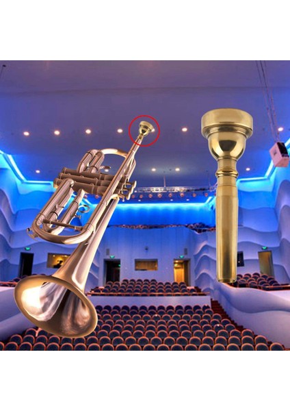 Trompet Ağızlık 5c Trompet Ağızlık Seti Yedek Müzik Aletleri Aksesuarları Altın (Yurt Dışından) modelleri