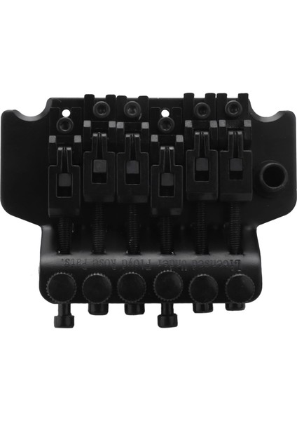 Elektro Gitar Tremolo Köprü Montajı Çift Sistem Parçaları 2 Nokta St Strat Stil Guitar Tremolo Köprü Kilitleme Sistemi (Siyah) (Yurt Dışından)