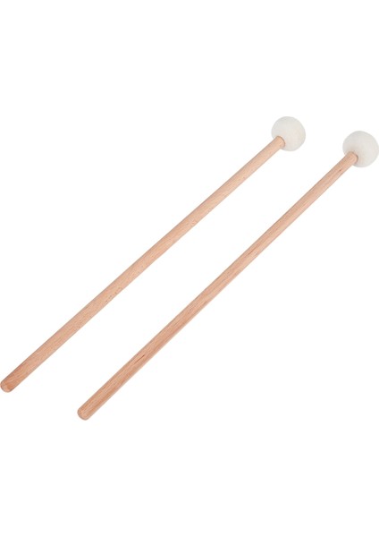 1 Çift Keçe Koyulaklar Davul Çubukları Perküsyon Enstrüman Aksesuarları Için Ahşap Saplı (Yurt Dışından) fiyatları
