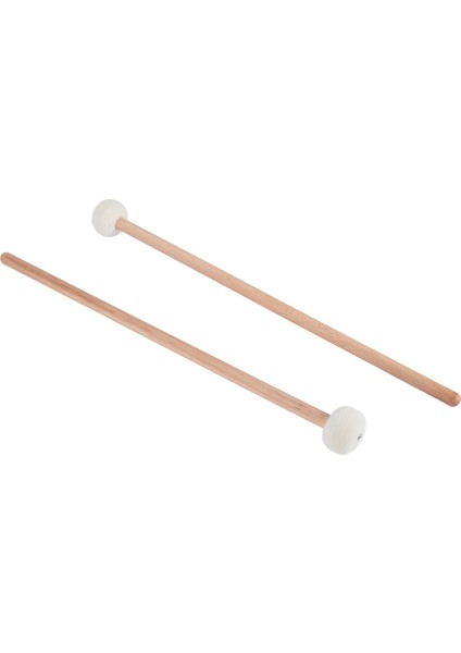 1 Çift Keçe Koyulaklar Davul Çubukları Perküsyon Enstrüman Aksesuarları Için Ahşap Saplı (Yurt Dışından) fırsatları