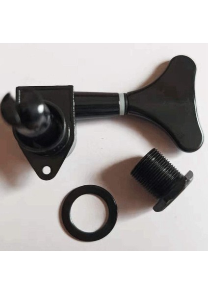 2+2 Mühürlü Bas Gitar Ayarlama Pegs Keys 2R2L Makine Kafa Tuner Hassas Bas ve Caz Bas, Siyah (Yurt Dışından) fiyatları