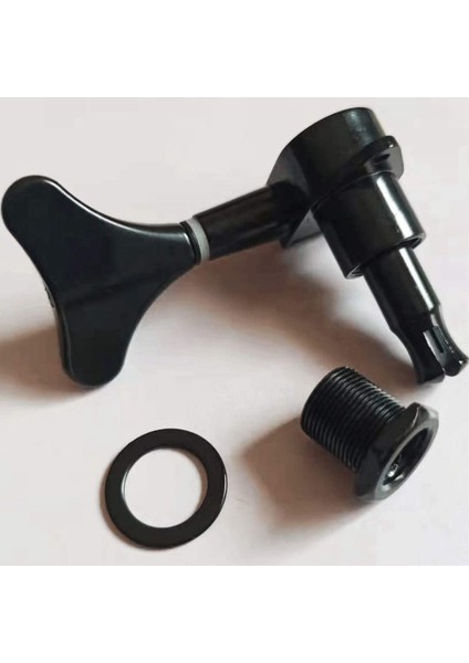 2+2 Mühürlü Bas Gitar Ayarlama Pegs Keys 2R2L Makine Kafa Tuner Hassas Bas ve Caz Bas, Siyah (Yurt Dışından) fırsatları