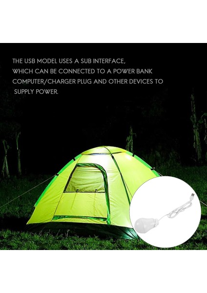 DC5V 5W LED Ampul USB Lambası Dış Mekan Dizüstü Bilgisayar Için Taşınabilir Beyaz Işık (Beyaz) (Yurt Dışından) fırsatları