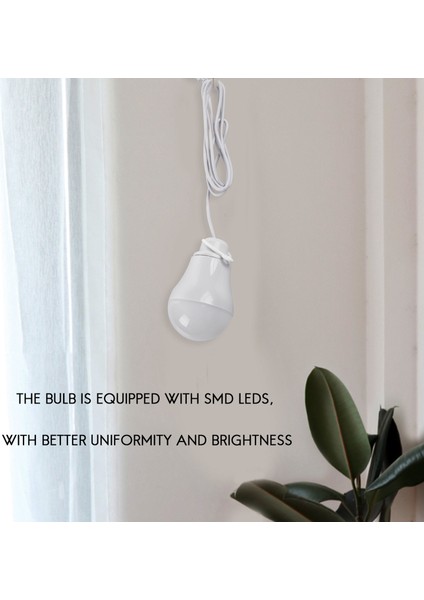 DC5V 5W LED Ampul USB Lambası Dış Mekan Dizüstü Bilgisayar Için Taşınabilir Beyaz Işık (Beyaz) (Yurt Dışından) indirimleri