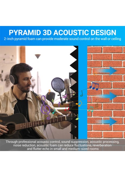 12PCS 30X30X5CM Ses Yalıtım Pamuk Ses Yalıtım Köpüğü Kayıt Stüdyo Piyano Odası Ses Izolasyon Köpüğü (Yurt Dışından) fırsatları